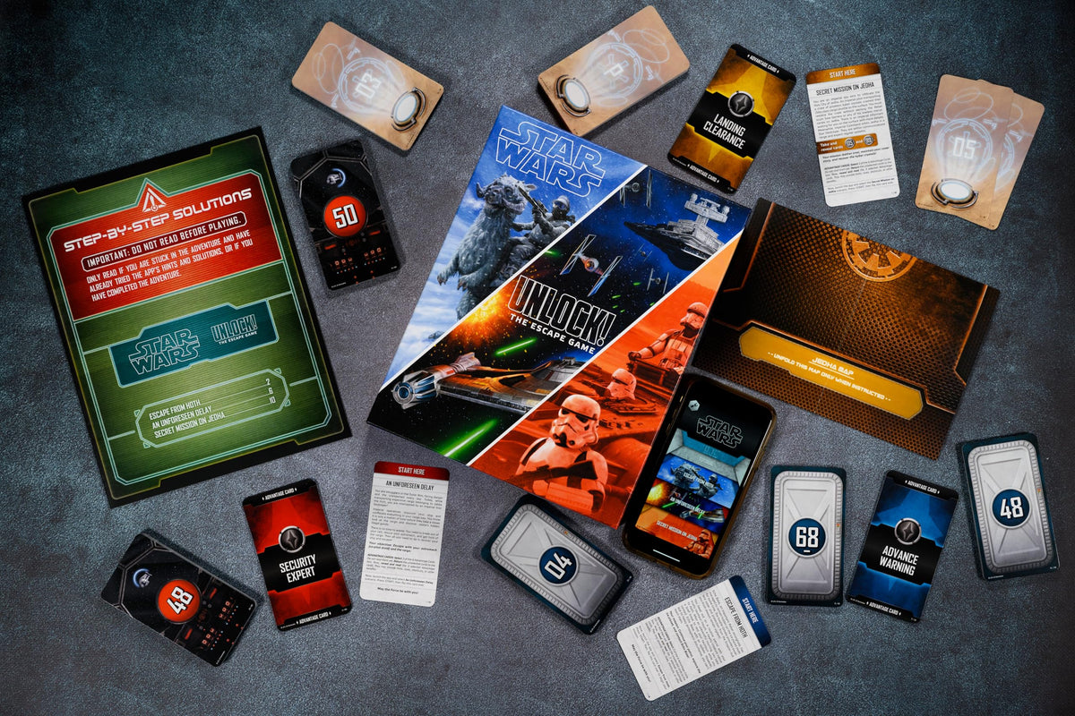 Star Wars UNLOCK! The Escape Game - Embark on Epic Escape Room Adventures in a Galaxy Far, Far Away! Cooperative Game for Kids & Adults, Ages 10+, 1-6 Players, 1 Hour Playtime, Made by Space Cowboys 3