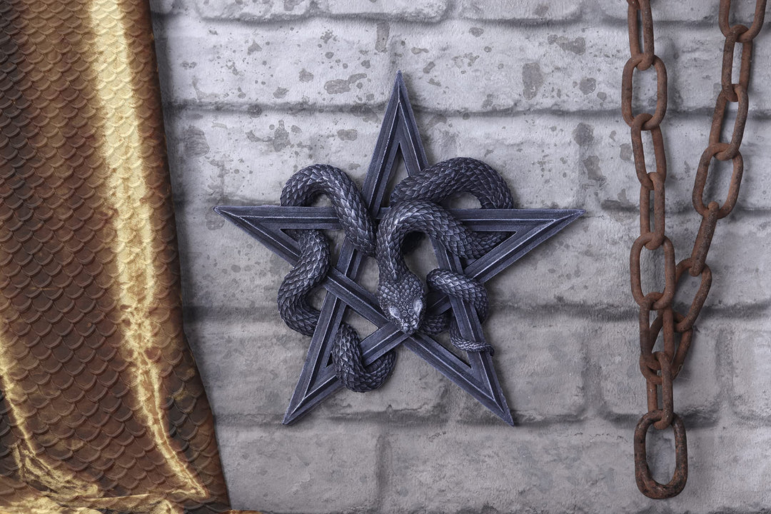 Serpents Worship Snake Wall Plaque 24cm Serpents