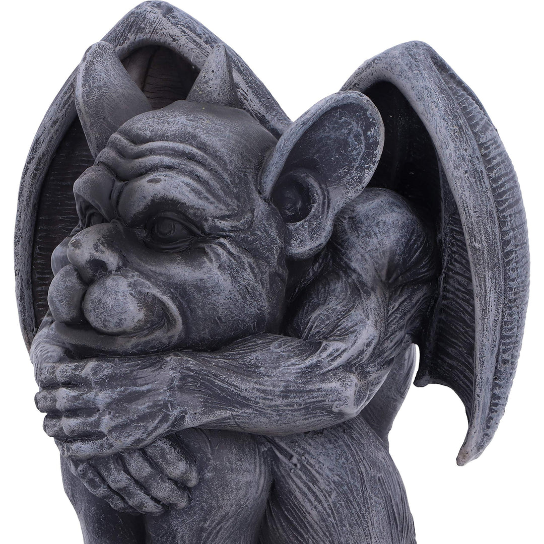 Quasi Dark Black Grotesque Gargoyle Figurine 12.5cm