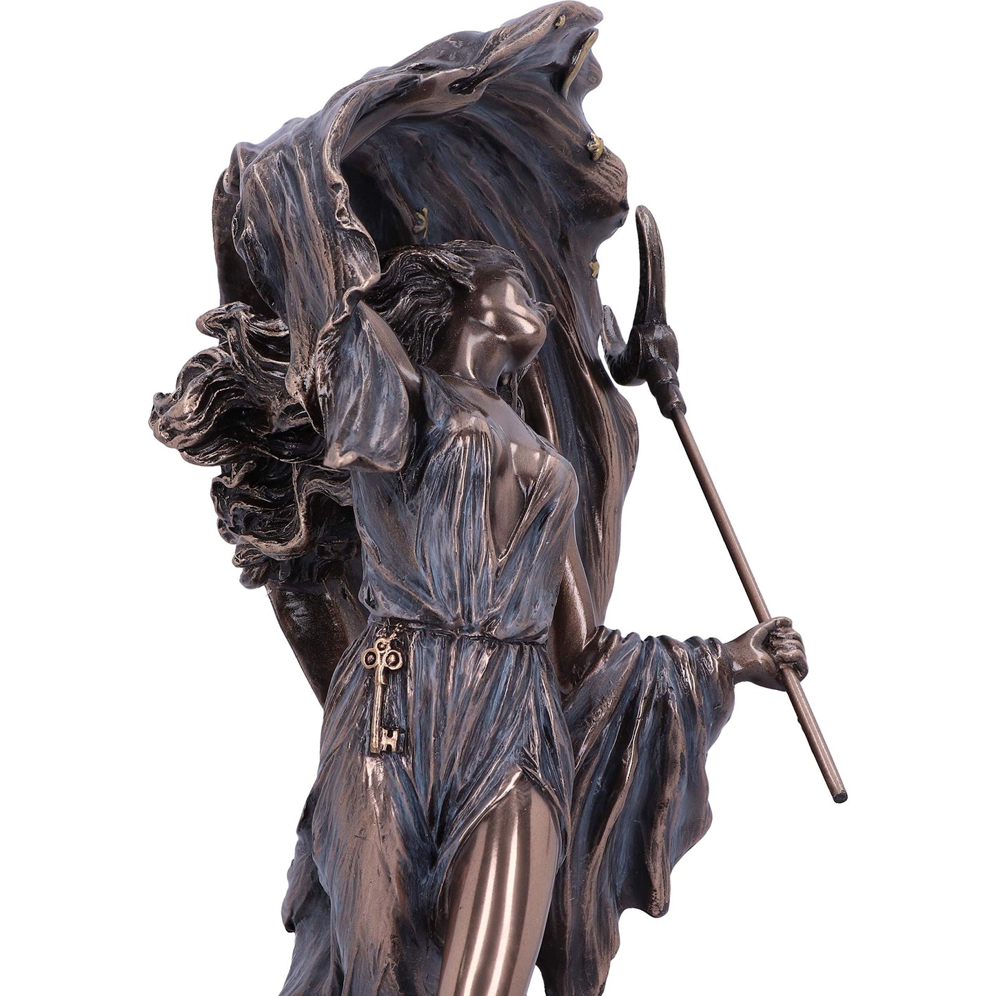 Bronze Nyx Greek Goddess of the Night Starry Sky Figurine 27.5cm 6