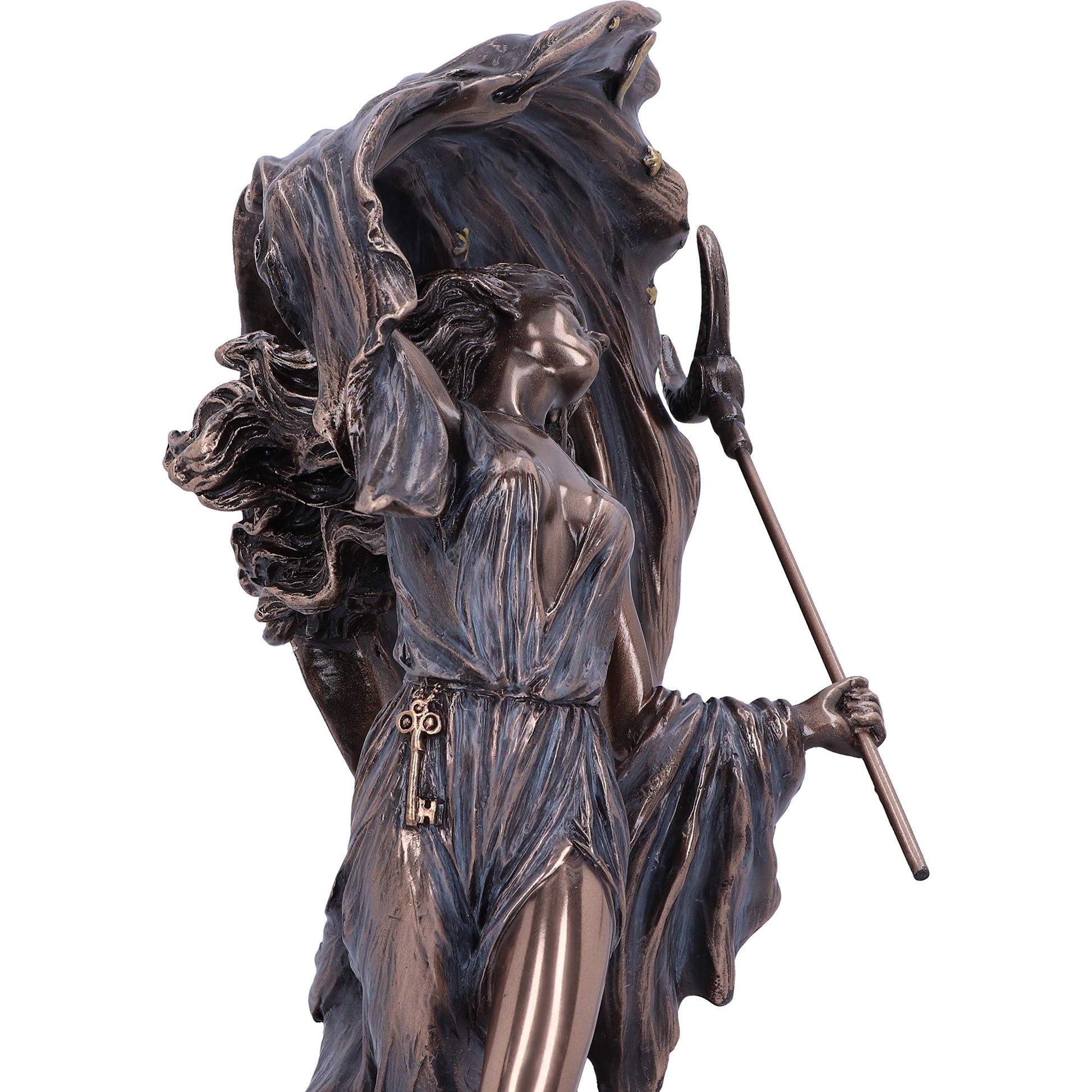 Bronze Nyx Greek Goddess of the Night Starry Sky Figurine 27.5cm 6