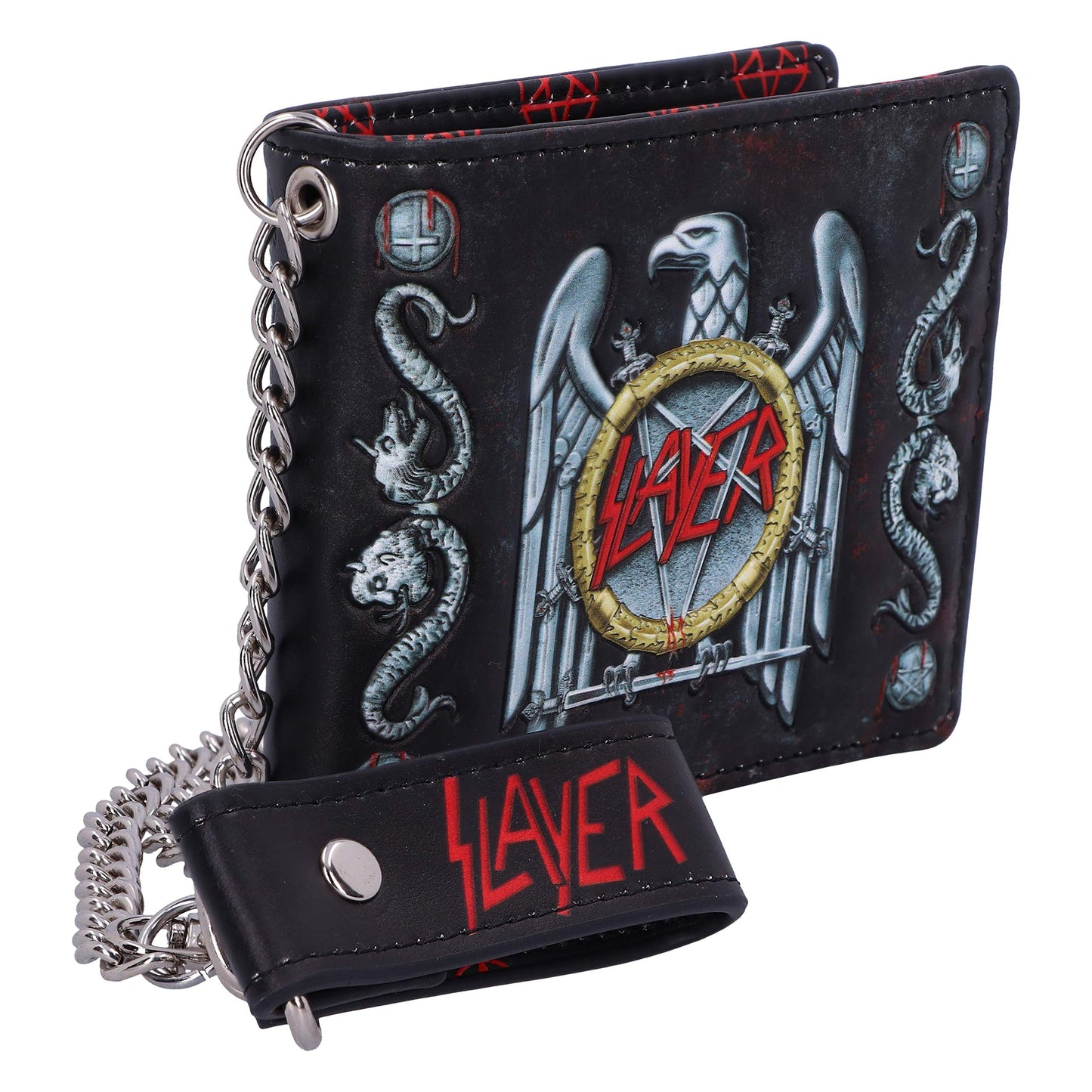 Slayer Eagle Logo Embossed Wallet Purse Officially Licensed 4