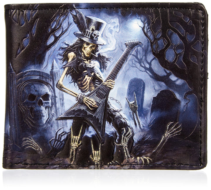 Nemesis Now James Ryman Play Dead Smoking Guitar Wallet Black 11cm