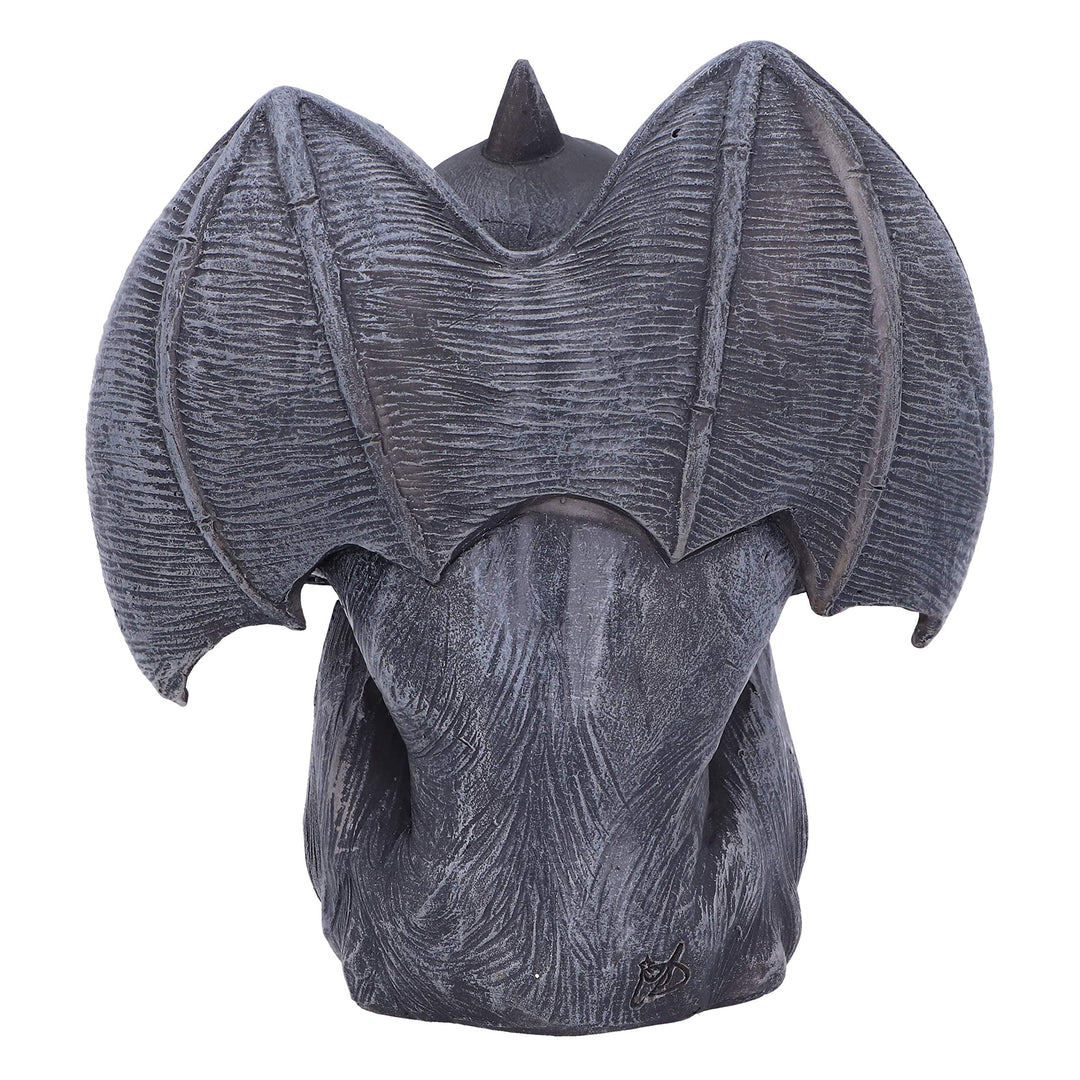 Quasi Dark Black Grotesque Gargoyle Figurine 12.5cm