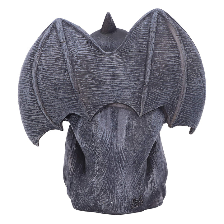 Quasi Dark Black Grotesque Gargoyle Figurine 12.5cm