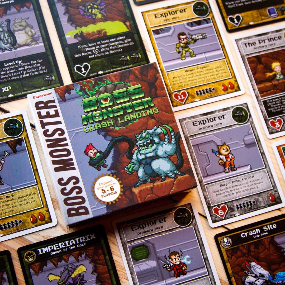 Crash Landing Boss Monster 5 6 Player Expansion Board Game by Brotherwise