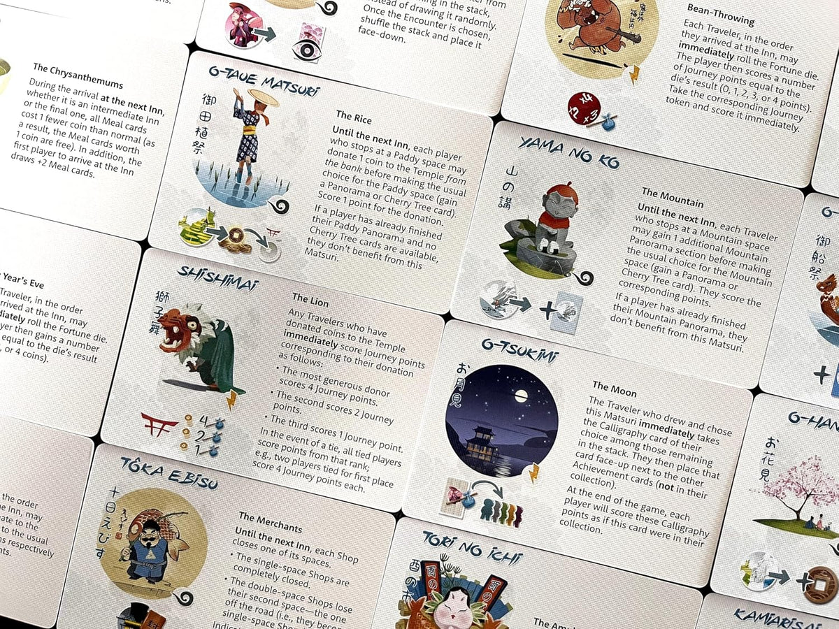 Tokaido Crossroads and Matsuri Board Game Expansion