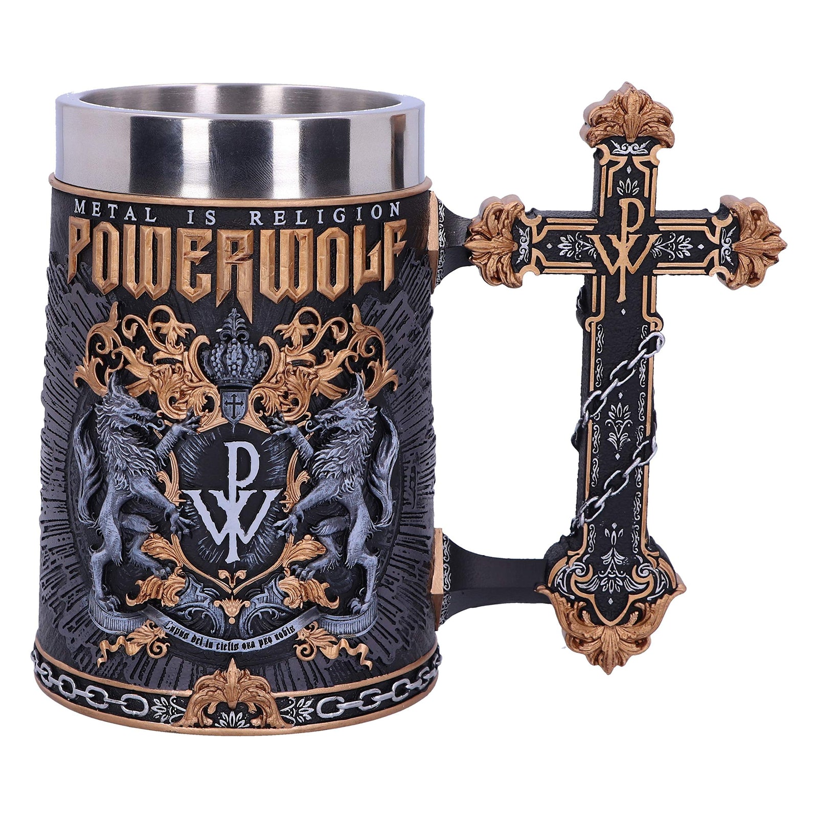 Powerwolf Metal is Religion Rock Band Tankard 15.5cm Officially Licensed 2