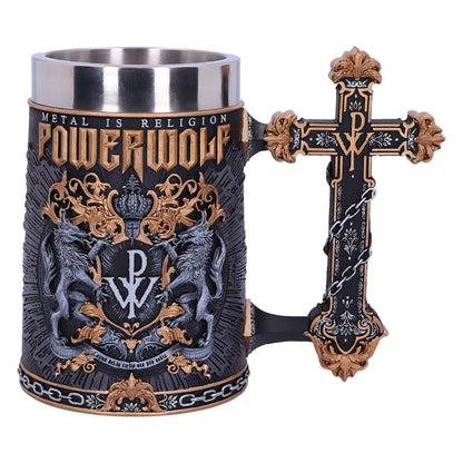 Powerwolf Metal is Religion Rock Band Tankard 15.5cm Officially Licensed 2