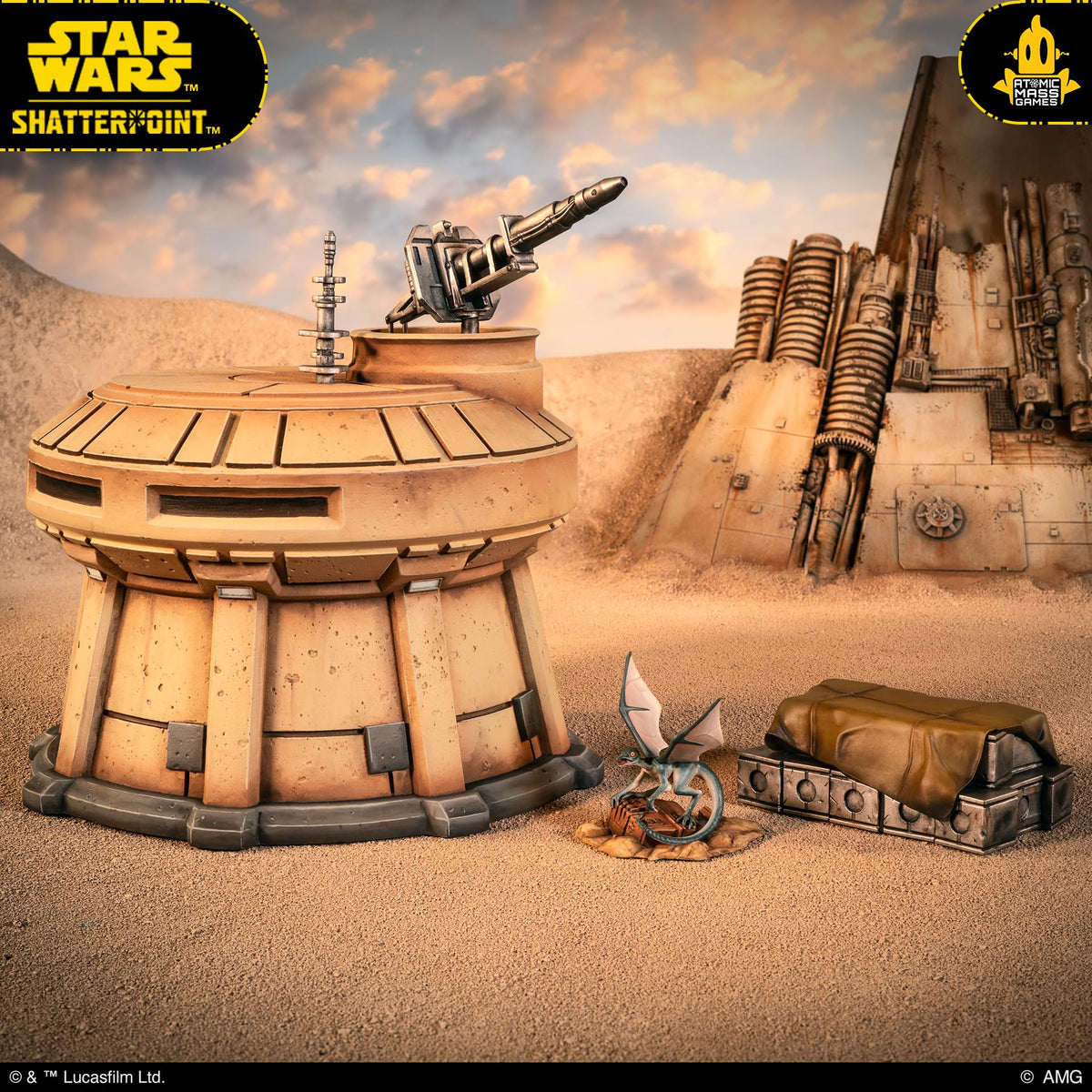 Star Wars Shatterpoint Outer Rim Outpost Terrain Pack Miniature Game by Atomic Mass 4