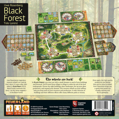 Capstone Games: Black Forest - Resource Management Card Based Board Game, 1-4 Players, Ages 14+, 90 Minutes 3