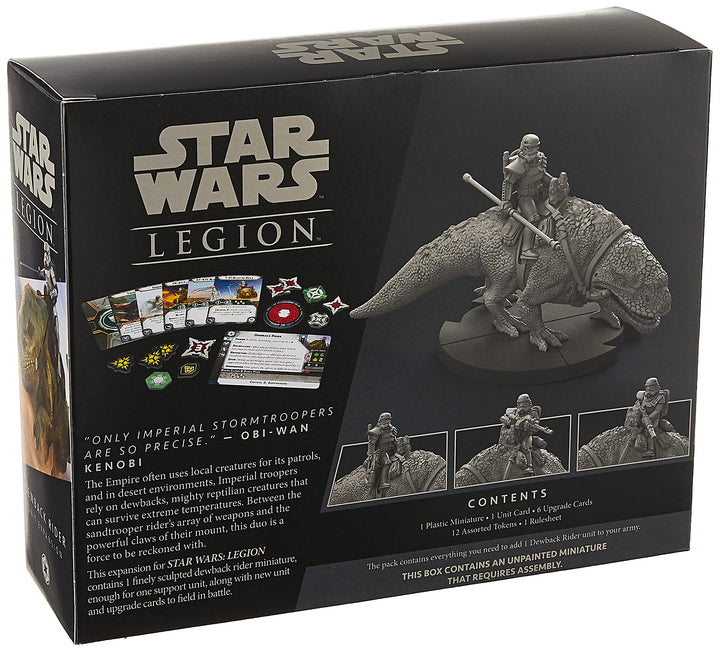 Star Wars: Legion Dewback Rider Unit Expansion - Tabletop Miniatures Game, Strategy Game for Kids and Adults, Ages 14+, 2 Players, 3 Hour Playtime, Made by Atomic Mass Games