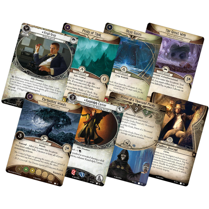 Fantasy Flight Games Arkham Horror The Card Game Dream-Eaters Campaign Expansion - Explore The Mystical Realms of Dreams! Cooperative LCG, Ages 14+, 1-4 Players, 1-2 Hour Playtime, Made