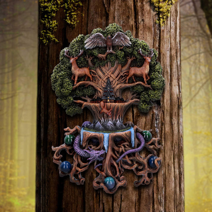 Yggdrasil Wall Plaque by Anne Stokes 30.5cm