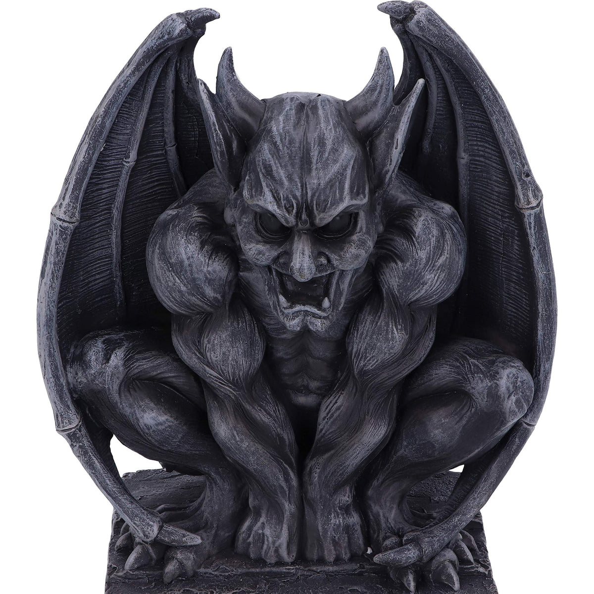 Adalward Dark Black Grotesque Gargoyle Figurine 26cm 6
