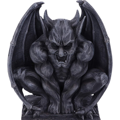 Adalward Dark Black Grotesque Gargoyle Figurine 26cm 6