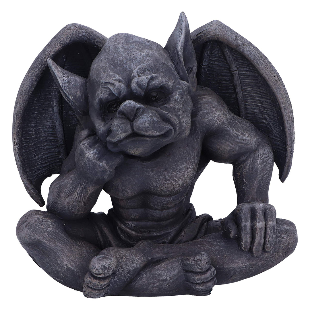 Laverne Dark Black Grotesque Gargoyle Figurine 13cm