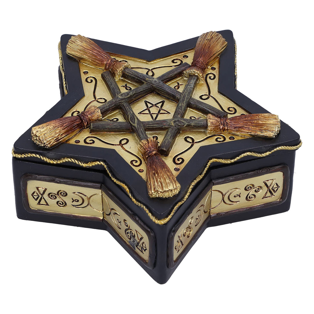 Magick Protector Wiccan Broomstick Box 16cm