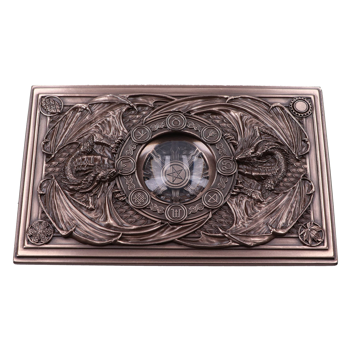 Anne Stokes Dragons of the Sabbats Tarot Box Bronze 14.5cm 8