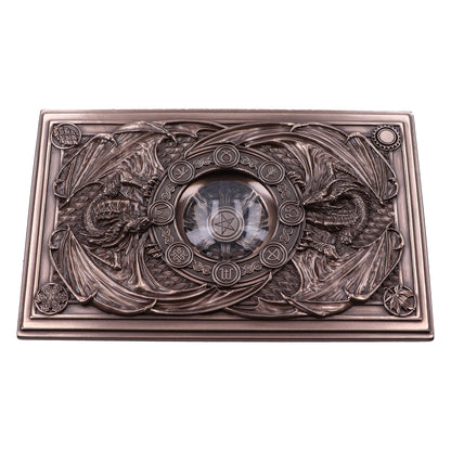 Anne Stokes Dragons of the Sabbats Tarot Box Bronze 14.5cm 8
