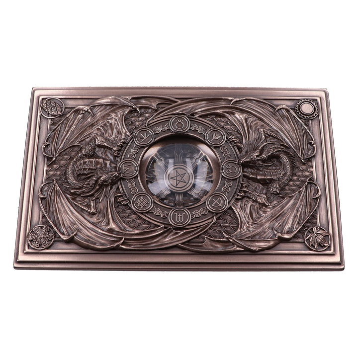 Anne Stokes Dragons of the Sabbats Tarot Box Bronze 14.5cm