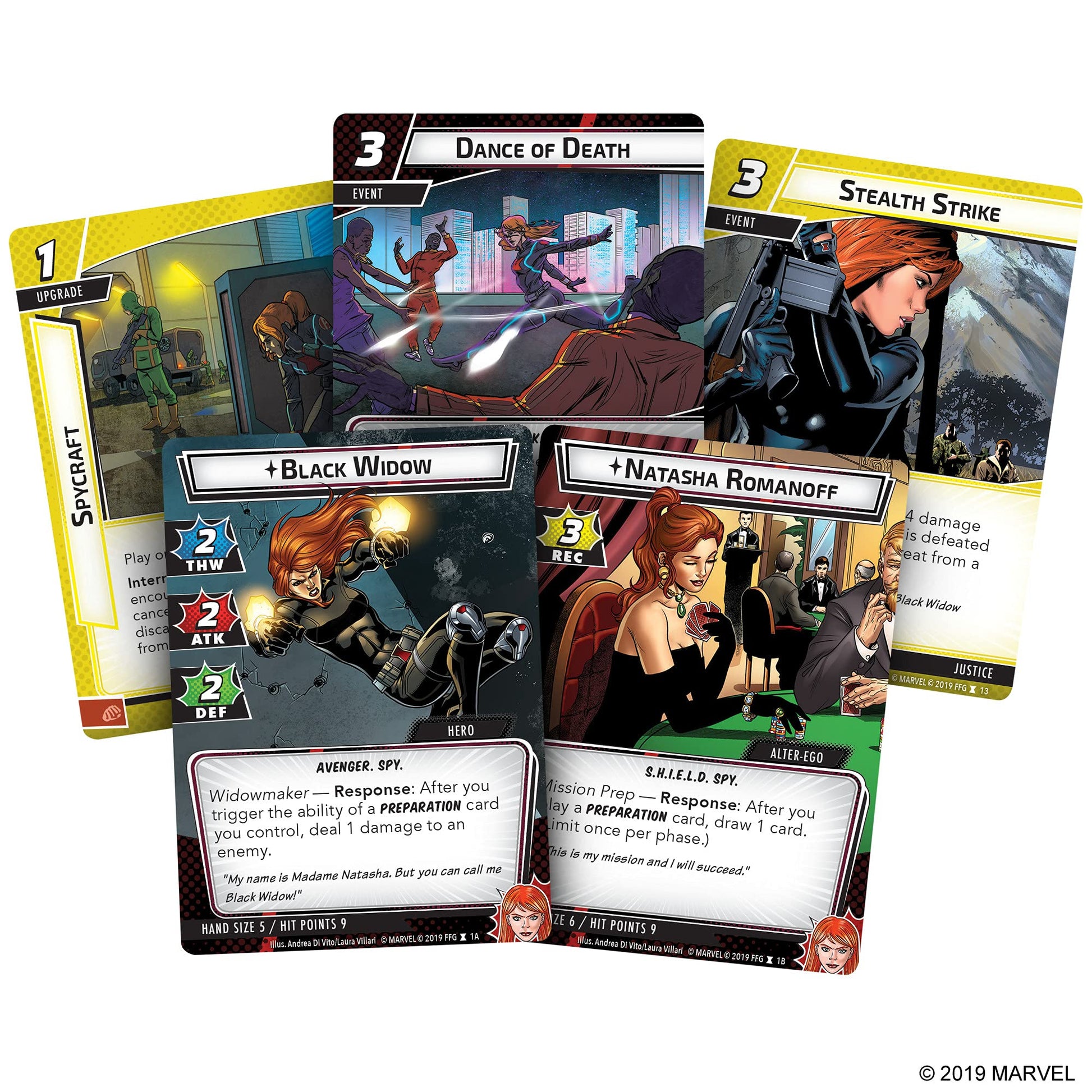 Marvel Champions Black Widow Hero Pack Card Game 2