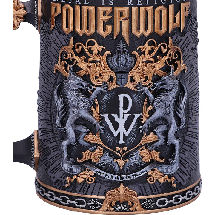 Powerwolf Metal is Religion Rock Band Tankard 15.5cm Officially Licensed
