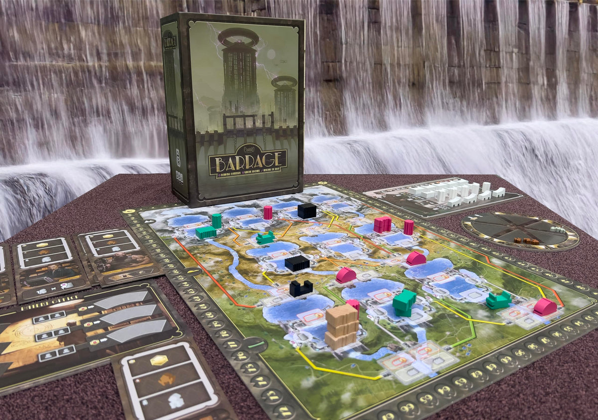 Barrage The Leeghwater Project Board Game by Crowd 2