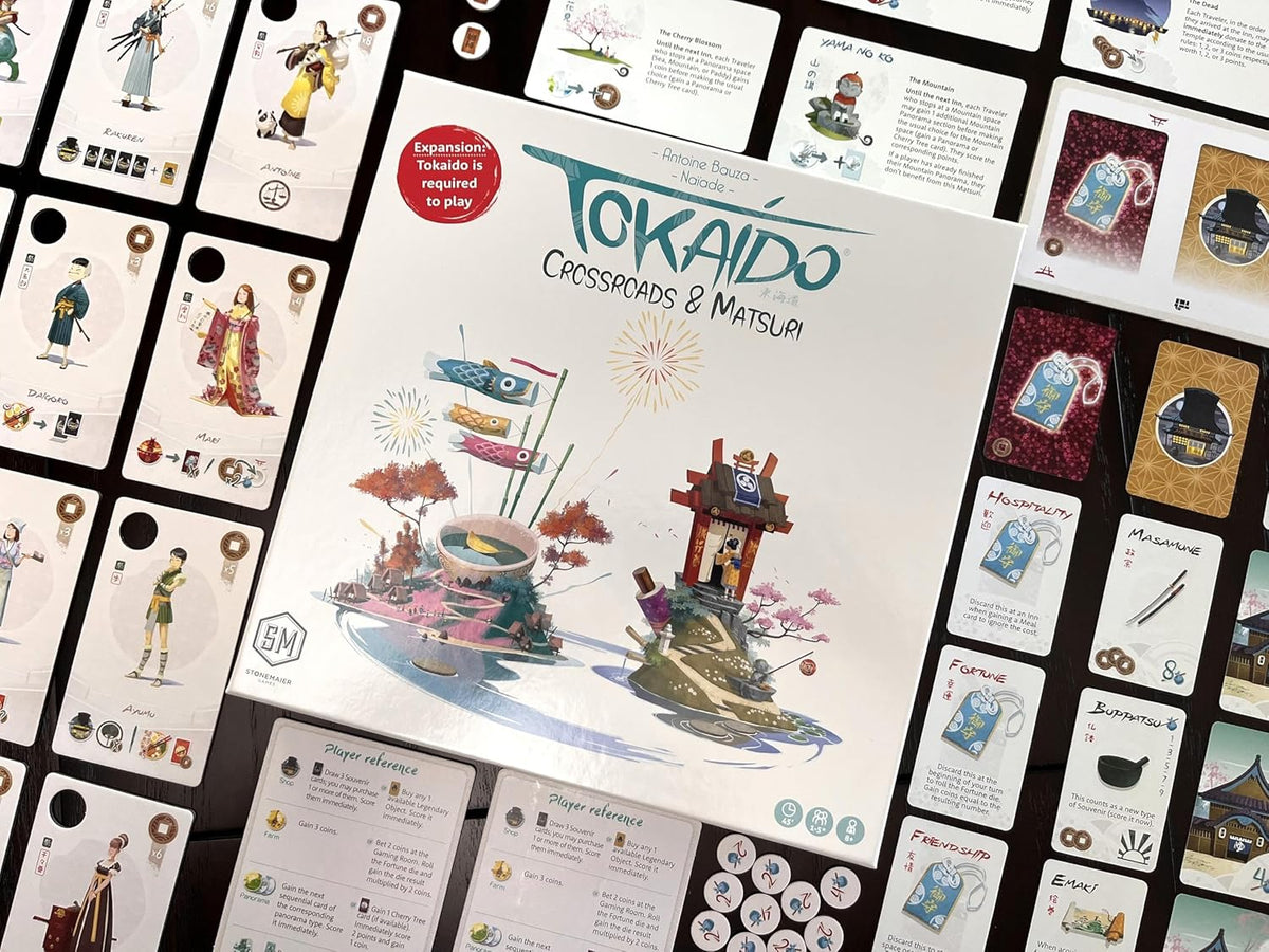 Tokaido Crossroads and Matsuri Board Game Expansion