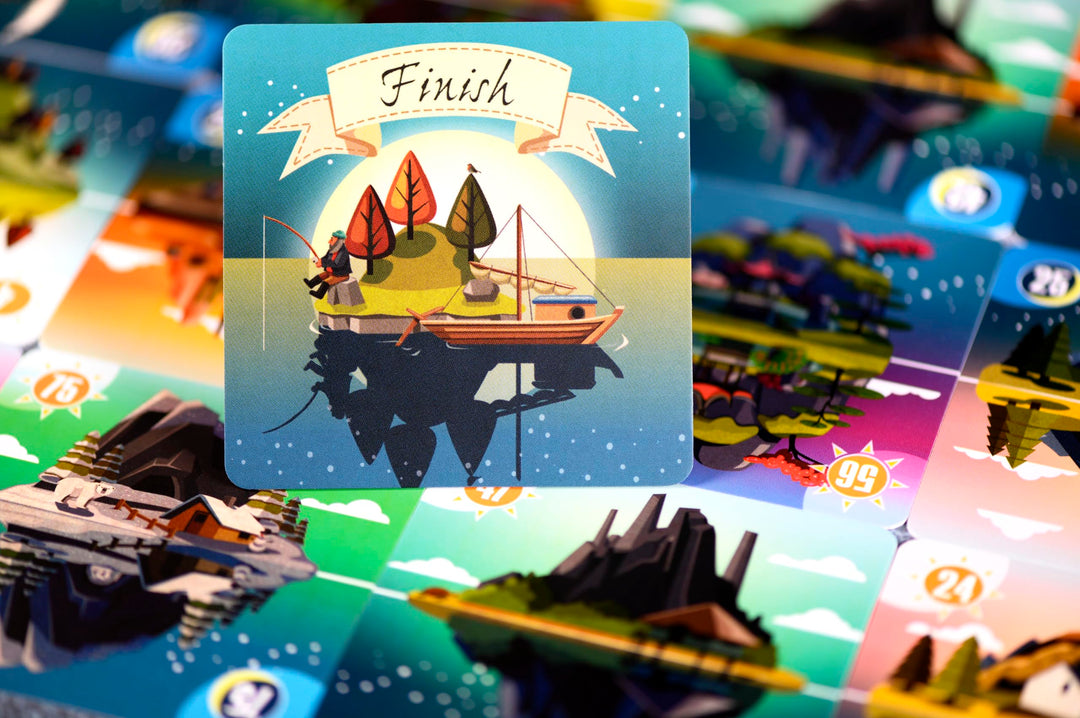 Lucky Duck Games Tranquility Board Game - Set Sail for Paradise in This Silent Cooperative Adventure! Strategy Game, Family Game for Kids and Adults, Ages 8+, 1-5 Players, 15-20 Min Playtime, Made