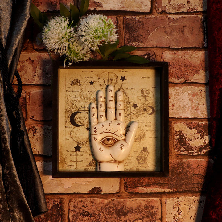 Palmistry Companion Framed Chiromancy Wall Mounted Art 20.2cm