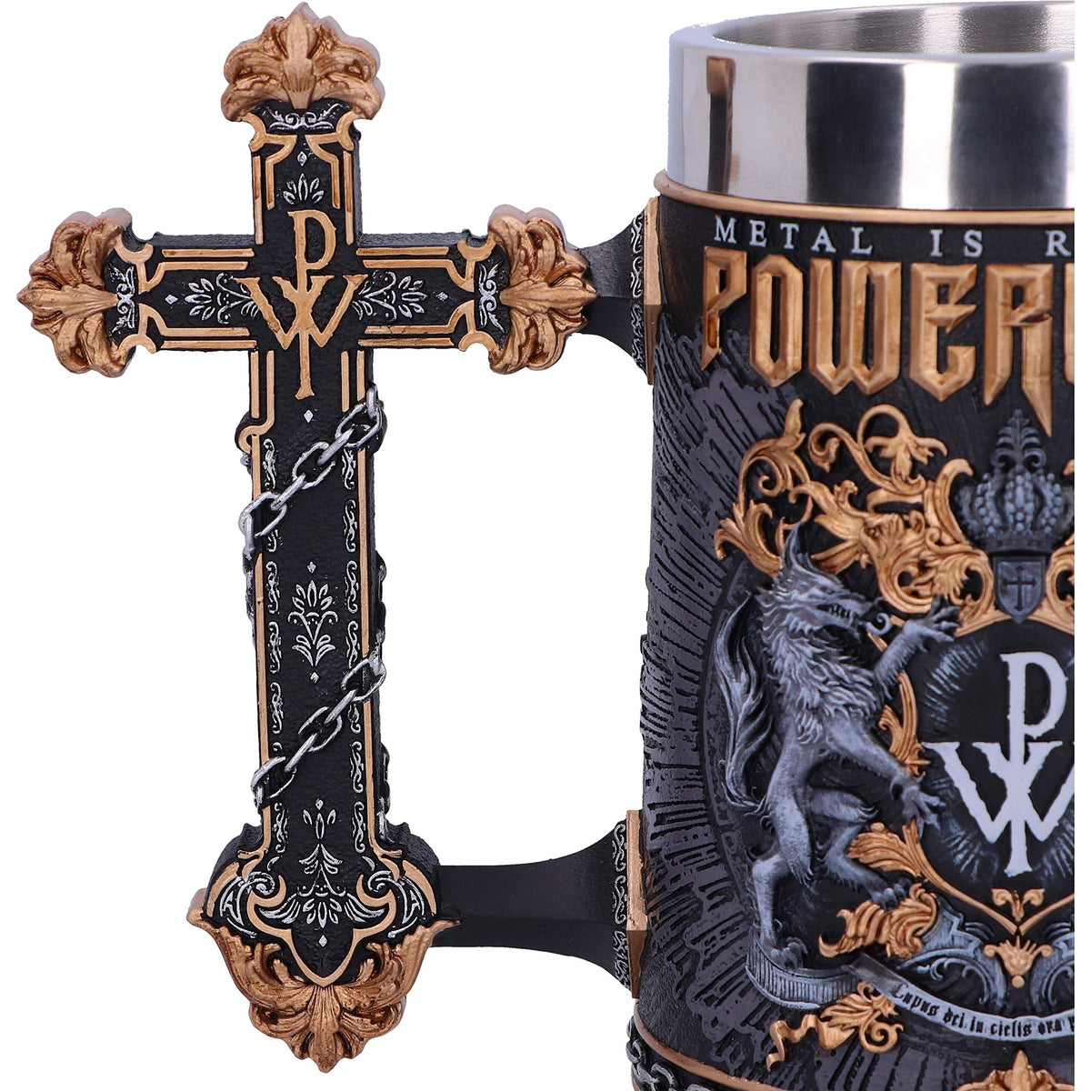 Powerwolf Metal is Religion Rock Band Tankard 15.5cm Officially Licensed 7