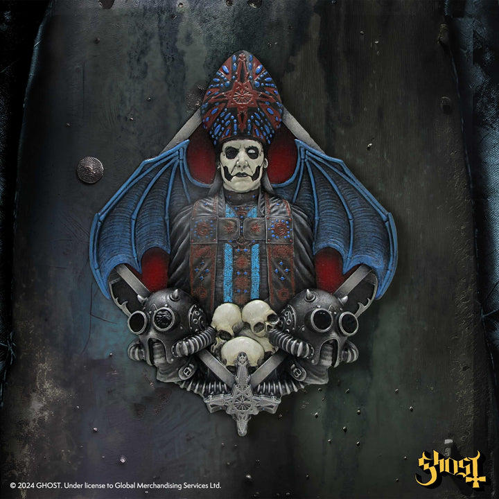 Ghost Papa Emeritus IV Gothic Wall Plaque 29.5cm