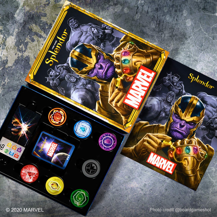 Marvel Splendor Board Game - Strategy Game for Kids and Adults, Fun Family Game Night Entertainment, Ages 10+, 2-4 Players, 30-Minute Playtime, Made by Space Cowboys