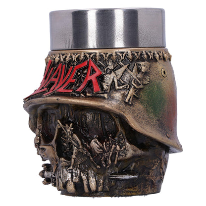 Slayer Eagle Helmet Skull Logo Shot Glass 9cm Officially Licensed 3