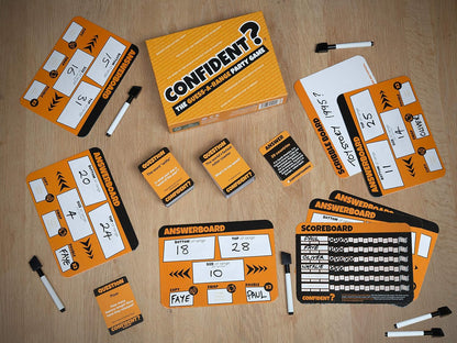 Confident Refresh Guess a Range Board Game