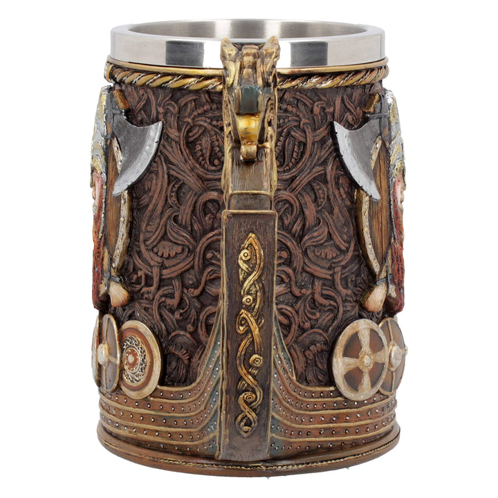 Drakkar Viking Dragon Boat Tankard 15cm