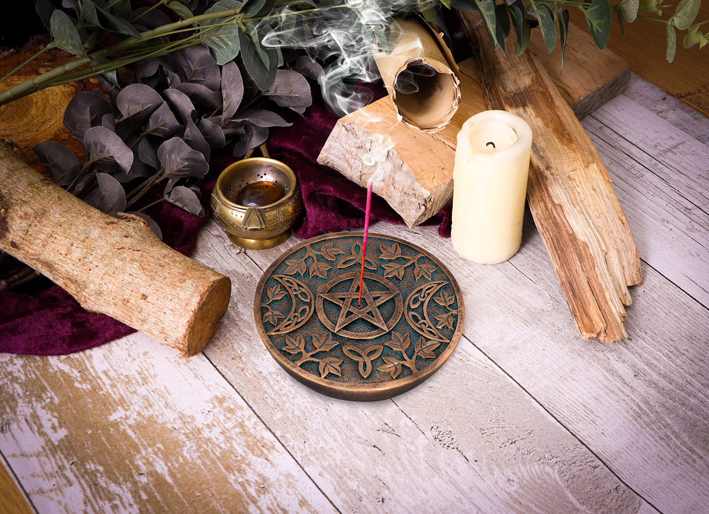 Divine Essence Wiccan Incense Burner 12.7cm 6