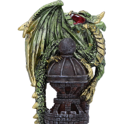Guardian of the Tower Green Dragon Figurine 17.7cm 6
