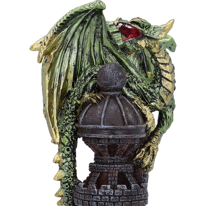 Guardian of the Tower Green Dragon Figurine 17.7cm