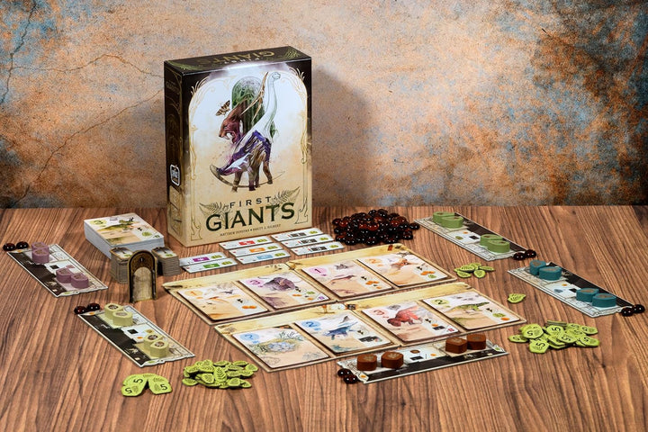First Giants Prehistoric Exhibition Card Game by Space Cowboys
