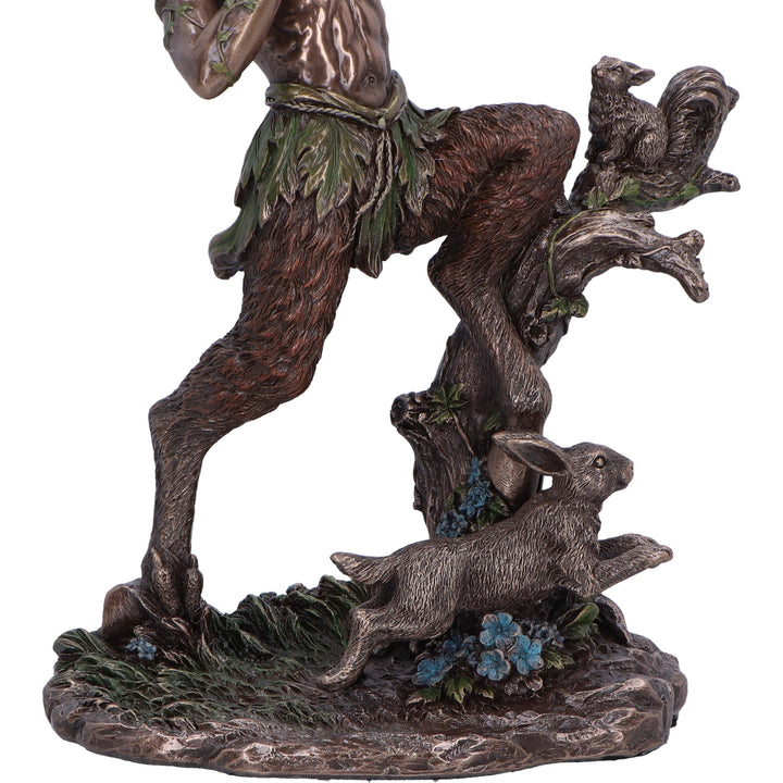 Satyr Nature Spirit Bronze Figurine 21.5cm