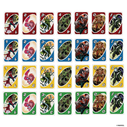 Mattel Games UNO The Amazing Spider-Man Card Game for Kids, Adults & Family with Deck & Special Rule Inspired by the Marvel Comic Book Series, HXY08 3