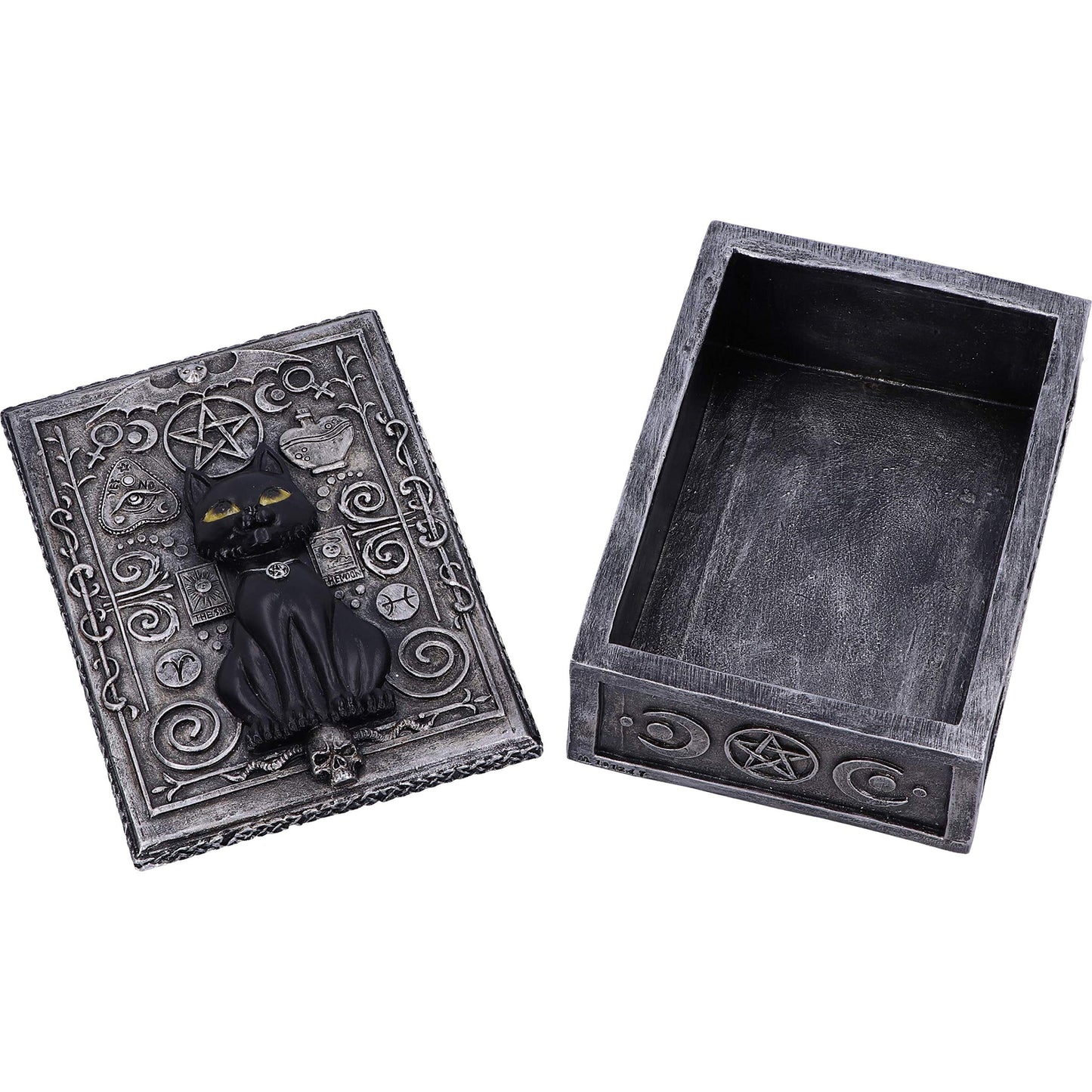 Familiar Spell Black Cat Sigil Trinket Box 13.7cm 6