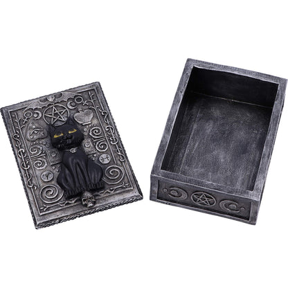 Familiar Spell Black Cat Sigil Trinket Box 13.7cm 6