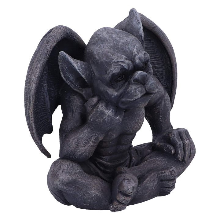 Laverne Dark Black Grotesque Gargoyle Figurine 13cm