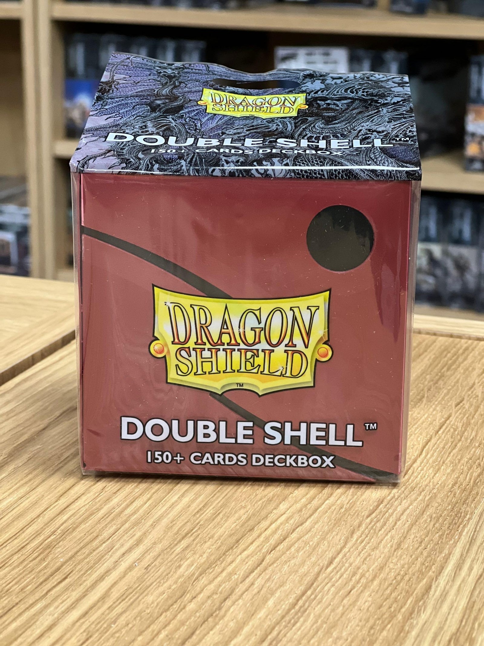 Dragon Shield Double Shell Box Red Black Deck Box by Arcane Tinmen 2