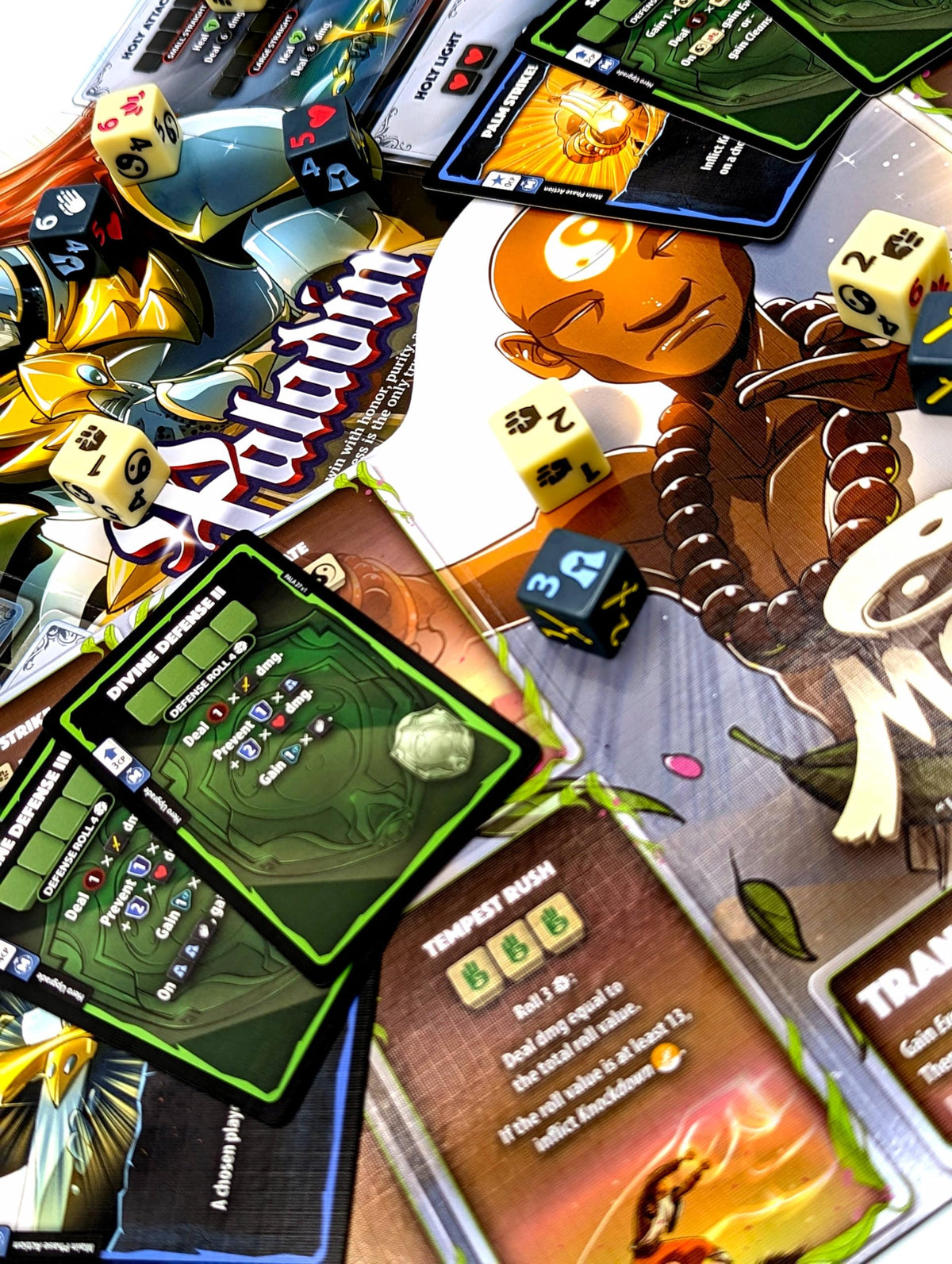 Dice Throne Season One Rerolled 2 Monk vs Paladin Board Game by Roxley 2