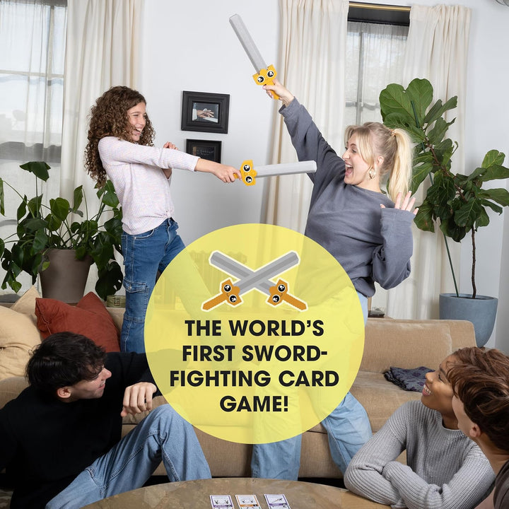 Lets Hit Each Other With Fake Swords Small Box Board Game by Exploding Kittens