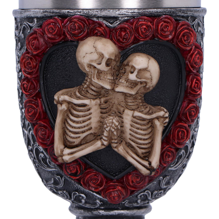 To Have and Hold Skeleton Lovers Goblet 19.5cm